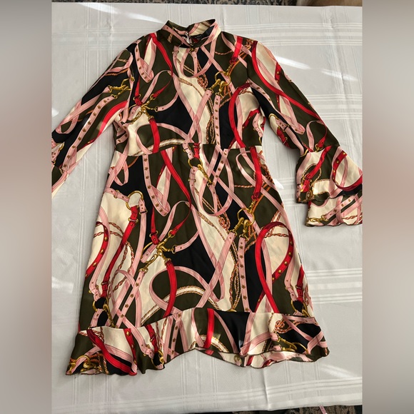 Zara Dresses & Skirts - Zara Scarf Print Mini Dress